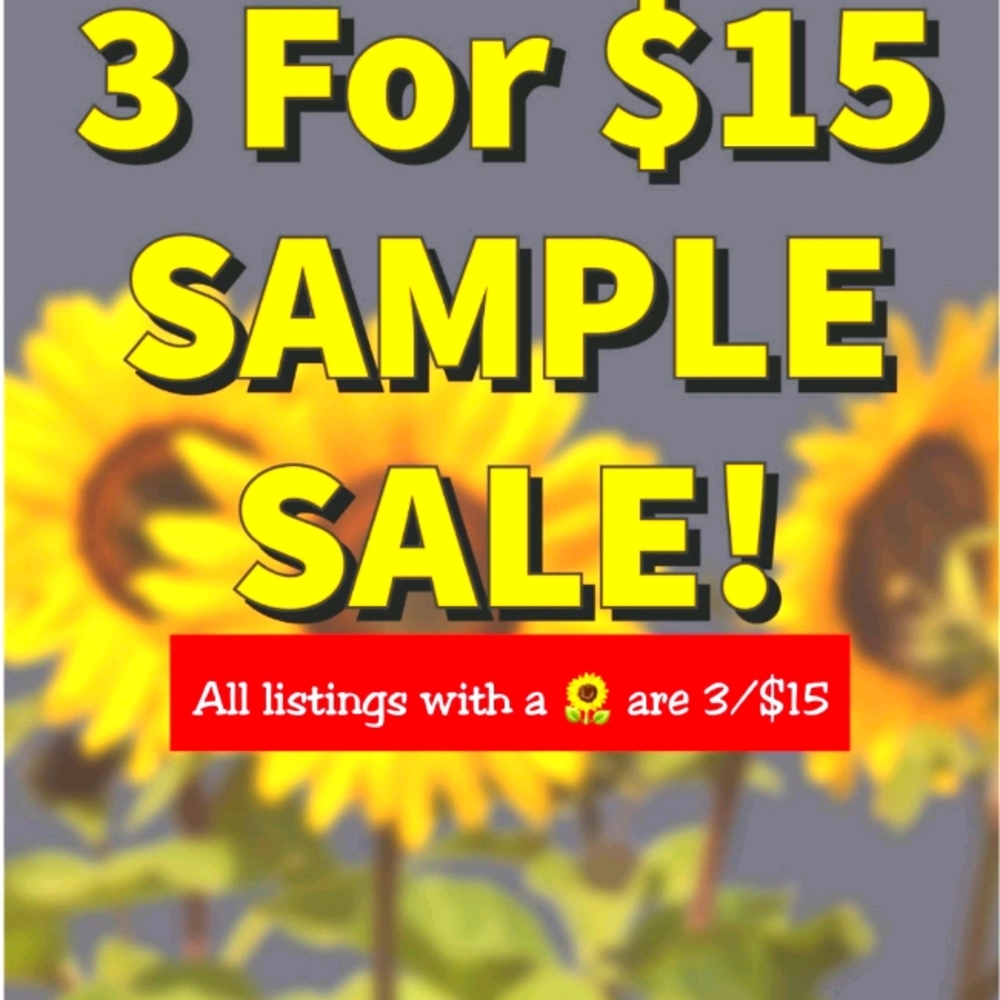 🌻 Sample Sale